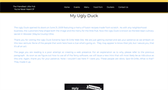 Desktop Screenshot of myuglyduck.com