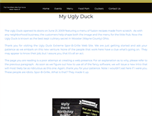 Tablet Screenshot of myuglyduck.com